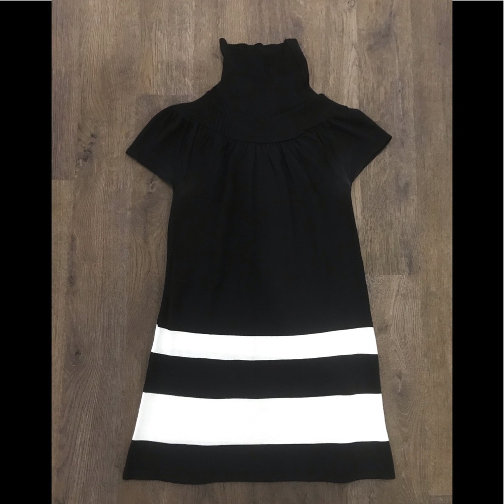 Black & White Turtle neck dress